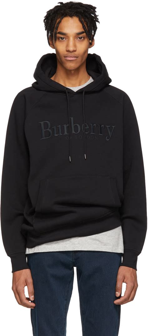 Burberry: Black Clarke Hoodie 